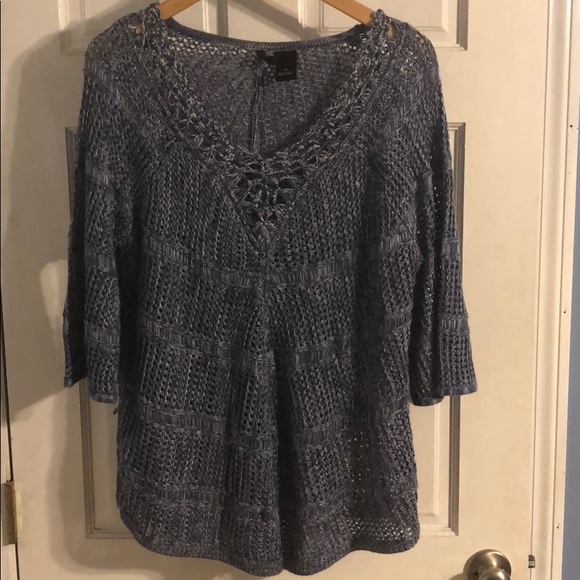 new directions Tops - XL New Directions Crochet Sweater Top